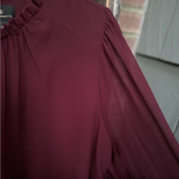 Worthington Burgundy Women's blouse - Picture 5 of 8